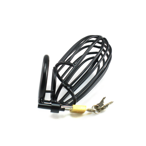 Металлический полый мужской пояс верности, замок для пениса, большая клетка для члена, секс-игрушки для мужчин - Product Image 5