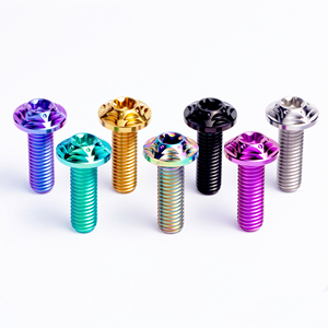 Vis et boulons hexagonaux anodisés GR5 de couleur personnalisée avec écrous assortis pour équipement industriel - Product Image 6