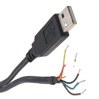Cable USB TTL-232R-3V3-WE a TTL, convertidor de alta velocidad USB a TTL, Cable de datos USB 2,0 con Chip FTDI