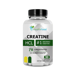 Cápsulas de Creatina HealthFood con HCI, Suplemento Dietético Concentrado para el Crecimiento Muscular, Aumenta el Crecimiento Muscular - Product Image 1