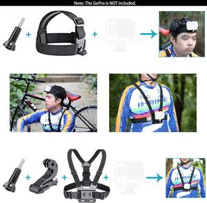 Kit de accesorios de montaje de cámara de acción 50 en 1 versión de alta calidad para <span class=keywords><strong>GoPro</strong></span> 12 10 9 Insta360 X3 X2 GO3 <span class=keywords><strong>Sony</strong></span> Sports DV - Product Image 3