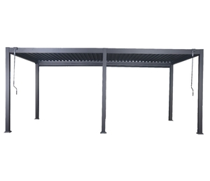 Persiana de aluminio para exteriores de lujo europeo, mirador y pabellón, tamaño personalizado inteligente - Product Image 1