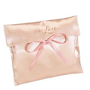 Bolsa de Satén Personalizada de Lujo para Ropa, Libros y Accesorios para el Cabello, Bolsa de Embalaje de Satén con Logotipo Personalizado y Lazo - Product Image 2