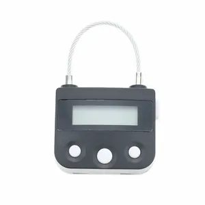 YH1519 99 Hours Max Timing Lock - USB Rechargeable Time Timer Alarming Padlock mit LCD Screen Small Time Release Lock