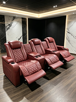 Ensemble de canapés inclinables électriques de luxe modernes pour cinéma VIP, fauteuils inclinables pour salon, salle multimédia, hall, mobilier de théâtre, hôtel