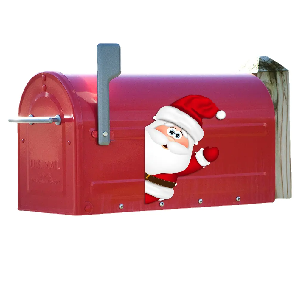 Lvfan CT132 Réfrigérateur magnétique Arbre de Noël autocollant magnétique Père Noël Bonhomme de neige décoration de vacances