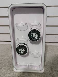 Espositore a 4 Ripiani in Acrilico Bianco con Spingitori Integrati, Vetrina per Ornamenti, Scaffale da Scrivania con <span class=keywords><strong>Adesivi</strong></span> Colorati - Product Image 3