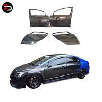 Kit carrosserie en fibre de carbone pour portières latérales, style OEM, ajustement parfait, pour Civic FD2 8ème génération - Vente chaude