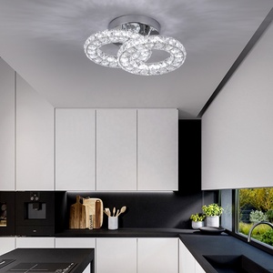 US Warehouse Modern 18W Modern Crystal Changeable 3 Color Led Ceiling <strong>Light</strong> for <strong>Bed</strong> <strong>Room</strong> Living <strong>Room</strong> - Product Image 4
