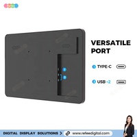 Écran tactile numérique lcd de télévision Android, 10, 15, 22, 32, 43, 49, 50 ou 55/65 pouces, avec montage mural, pour la publicité des magasins