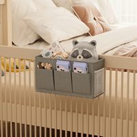 Sac de rangement suspendu en tissu, forme cube, style moderne et minimaliste, organisateur de chevet, pour dortoir, lit superposé, berceau, chambre à coucher, usage domestique