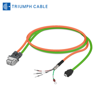 S200 6FX3502-7CD01 Cable doble Cable de alimentación y codificador Servo Cable con conector Cable de comunicación de control adecuado para Siemens