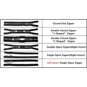 Hengda Wholesale Custom 5# Close End Metal Zip Brass Teeth Black Zipper With Double Sliders Jacket Zipper