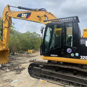 Excavadora de cadenas 320D de 20 toneladas, usada, casi nueva, con pocas horas de trabajo, motor, bomba hidráulica y caja de cambios originales, en stock. - Product Image 2