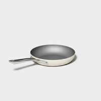 Ensemble de casseroles et poêles en aluminium multi-pièces, revêtement céramique antiadhésif, base multicouche, poignées en acier inoxydable, compatible lave-vaisselle et four, pour la maison
