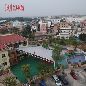 Stadium Roof <strong>Fabric</strong> PVDF PTFE ETFE <strong>Tensile</strong> Shade Membrane <strong>Canopy</strong> <strong>Structure</strong> Tensioned Shade Umbrella Membrane <strong>Structure</strong> - Product Image 2