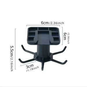 Home Bathroom Storage Swivel <strong>Hook</strong> Plastic Suction Cup 360 Degree Rotating Folding Heavy Duty Adhesive <strong>Wall</strong> <strong>Hooks</strong> - Product Image 4