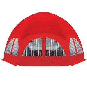 20英尺红色充气野营空气圆顶帐篷为孩子和成人 K5160