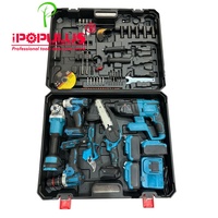Ensemble de perceuse électrique sans fil, outils de quincaillerie, clés à main, boîte à outils, kits d'outils