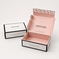 Boîte d'expédition en carton ondulé à double paroi personnalisée en gros avec logo pour l'e-commerce