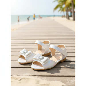 OZKIZ Korean Style Premium <b>Sandals</b> F06 Girls' Open Toe Design Breathable for 2-7 Years Wholesale Children's Fashion for Summer - Product Image 3