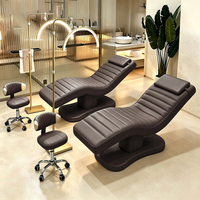 Mobilier de salon moderne de luxe pour cosmétiques, table de massage électrique, chaise de spa, lit de beauté pour soins du visage, lit pour extensions de cils