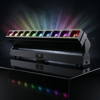 Barre de lumière mobile LED RGBW MOKE 10x60W avec zoom, faisceau, stroboscope, effet wash, DMX RDM pour scène, concert, événement, spectacle, discothèque, club