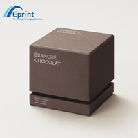 Boîtes cadeaux rigides en carton personnalisées avec logo, boîtes cadeaux vides de luxe pour bougies parfumées avec couvercle pour emballages de parfums, bijoux, cadeaux Ama-zon