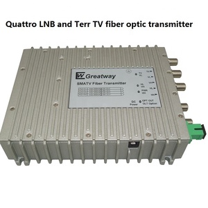 L-Band <strong>Digital</strong> <strong>Satellite</strong> TV SMATV Optical <strong>Transmitter</strong> with 2 Outputs Ku Band Fiber LNB <strong>Satellite</strong> TV <strong>Transmitter</strong> <strong>Receiver</strong> - Product Image 2