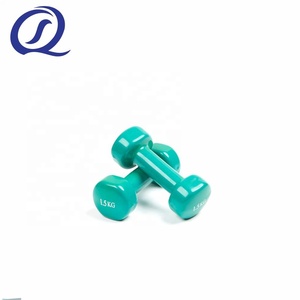 <span class=keywords><strong>Maison</strong></span> D'entraînement de Gymnastique Coloré Hexagonal Enduit De Vinyle Haltère En Fonte - Product Image 3