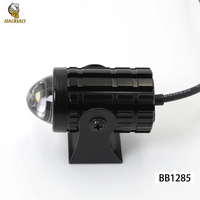Mini systèmes d'éclairage de conduite, jaune blanc, double couleur, lentille antibrouillard, phare LED pour moto, phare pour moto, faros para moto