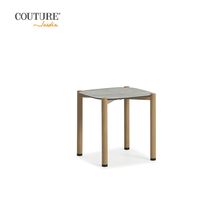 Table basse et table d'appoint convertible en corde COUTURE Jardin, design moderne pour patio et jardin
