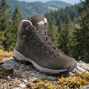 Meindl Ohio 2 GTX Waterproof Safety <b>Hiking</b> <b>Boots</b> Men's Size 43-9 Mahogany Leather - Product Image 2