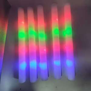 RGB LED Bọt <span class=keywords><strong>Stick</strong></span> Khuyến Mại Đa-Màu Sắc Nhấp Nháy Baton Ánh Sáng Giáng Sinh Năm Mới Các Bên USB Power Đảng Trang Trí Bao Bì - Product Image 4