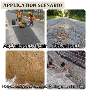 Mesin pemadat pelat hidrolik reversibel bensin 6,5 HP mesin pemadat tanah aspal bergetar - Product Image 4