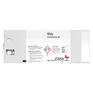Encre blanche éco-solvant Easy Inks Exact 220 ml pour imprimantes Roland Mutoh Mimaki - Product Image 1