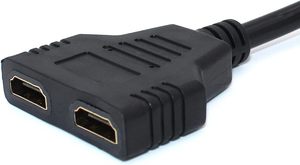 Cable adaptador divisor HDMI-Divisor HDMI 1 en 2 salidas para soporte HDMI dos televisores al mismo tiempo 1080P 30cm - Product Image 4