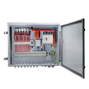 Kotak kombinasi tenaga surya 8 dalam 1, kotak kombinasi tahan air 8 10 12 senar IP65 1000V array pv fotovoltaik kotak kombinasi dc dengan 8 senar