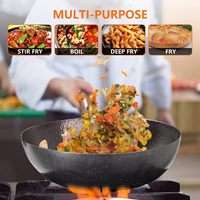 Penjualan laris 2023 cetakan besi peralatan masak ringan wajan tumis goreng