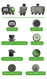 Manuel du fabricant Minuterie mécanique de l'eau Valves 4 zones Tuyau <span class=keywords><strong>d</strong></span>'irrigation pour <span class=keywords><strong>Gardena</strong></span> Garden Water Timer - Product Image 5