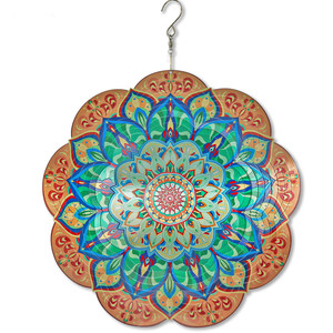 Ornements de <span class=keywords><strong>jardin</strong></span> réutilisables Hourpark Nouveau design Décor en acier inoxydable <span class=keywords><strong>3d</strong></span> suspendu en métal silencieux Wind Spinner - Product Image 1