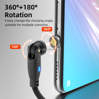Kabel Data USB-C 60W | BSCI Certified Factory 3 in 1, kabel Data & pengisian daya magnetik 3,3 kaki 6,6 kaki