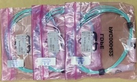 Kabel Tembaga Pasif Mellanoxmcp1650-h001e30 980-9i548-00h001, ib Edr, Hingga 200gb/s, Qsfp56, Lszh, 1m, Black Pulltab, 30awg