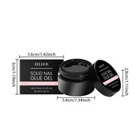 Colle solide pour ongles, facile à utiliser, portable, douce et résistante, pour salons de manucure