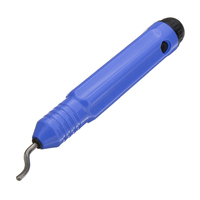 Outil à main de qualité industrielle Lame en acier inoxydable Grattoir à ébavurer ZY25046 Garantie 1 an Coupe-bordure en plastique, métal et cuivre