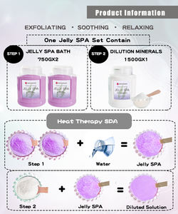 Marca profesional lavanda hidratante suave gelatina pedicura <span class=keywords><strong>SPA</strong></span> pie remojo <span class=keywords><strong>Jelly</strong></span> <span class=keywords><strong>Pedi</strong></span> sal pie Scrub pedicura Kit - Product Image 3