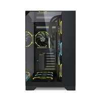 KINPOWER Panneau en verre trempé incurvé haut de gamme Boîtier Gabinete ATX Boîtier d'ordinateur pour jeux PC et tour