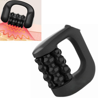 Eveekon Outil de massage des tissus profonds rechargeable 2-en-1 avec base de massage automatique, rouleau musculaire pour le corps entier, jambes, mollets, abdomen, cou