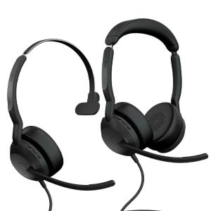 Casque stéréo mono <span class=keywords><strong>Jabra</strong></span> Evolve2 50 USB-A USB-C Bluetooth avec suppression active du bruit (ANC) pour appels en bureau et microphone - Product Image 3
