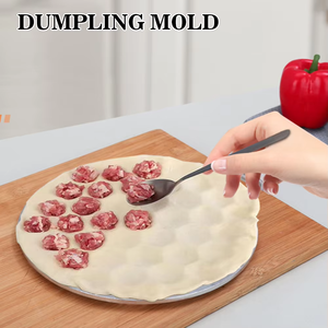 Moule à raviolis et boulettes DIY en alliage d'aluminium, tampon à biscuits écologique, résistant au lave-vaisselle, outil de cuisine pour la préparation de biscuits - Product Image 5